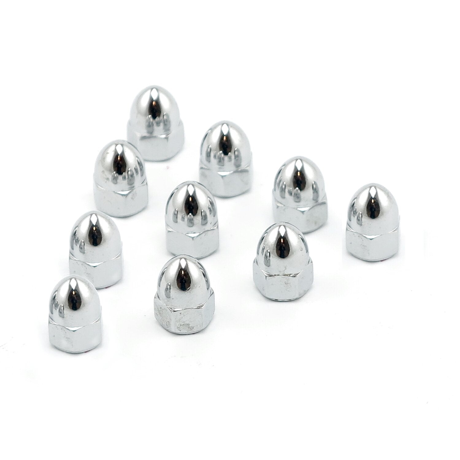 Colony 3/8-24 acorn nuts chrome - High Crown