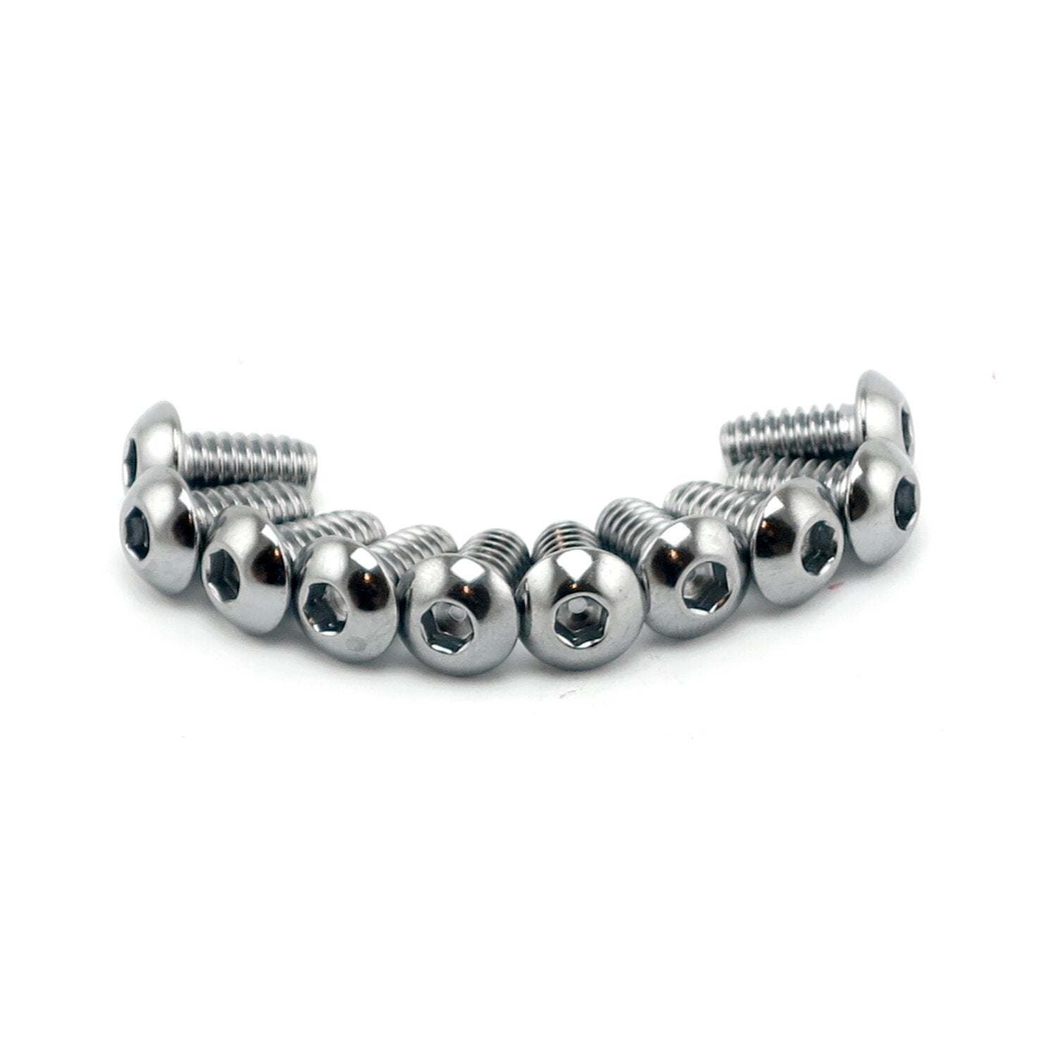 Colony 3/8-16 x 2-1/2 button head allen bolts chrome