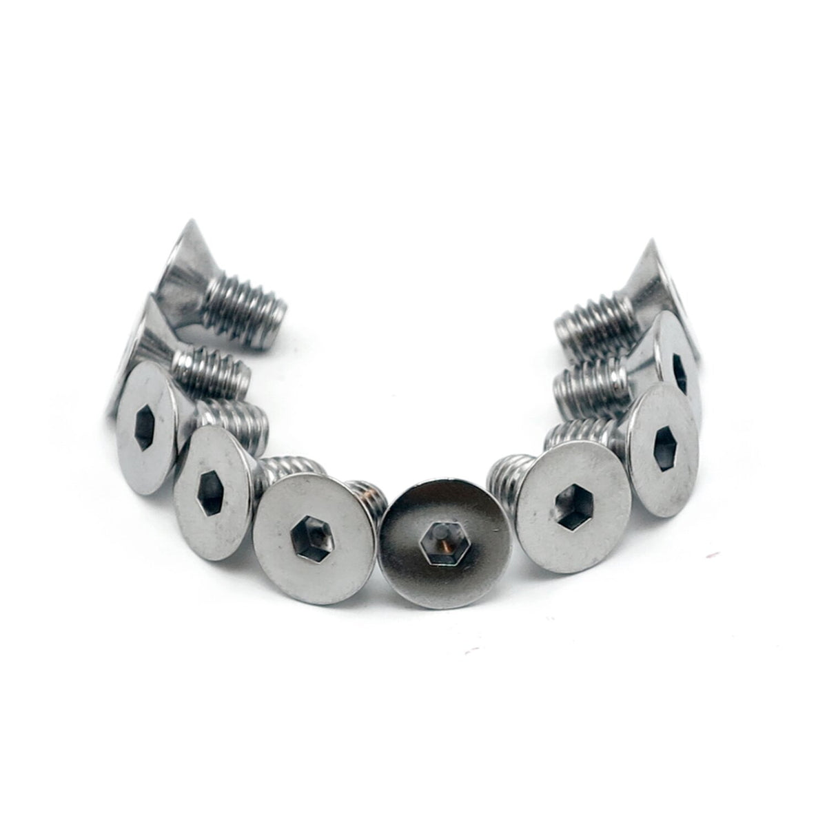 Colony 1/2-13 x 1 flat head allen bolts chrome