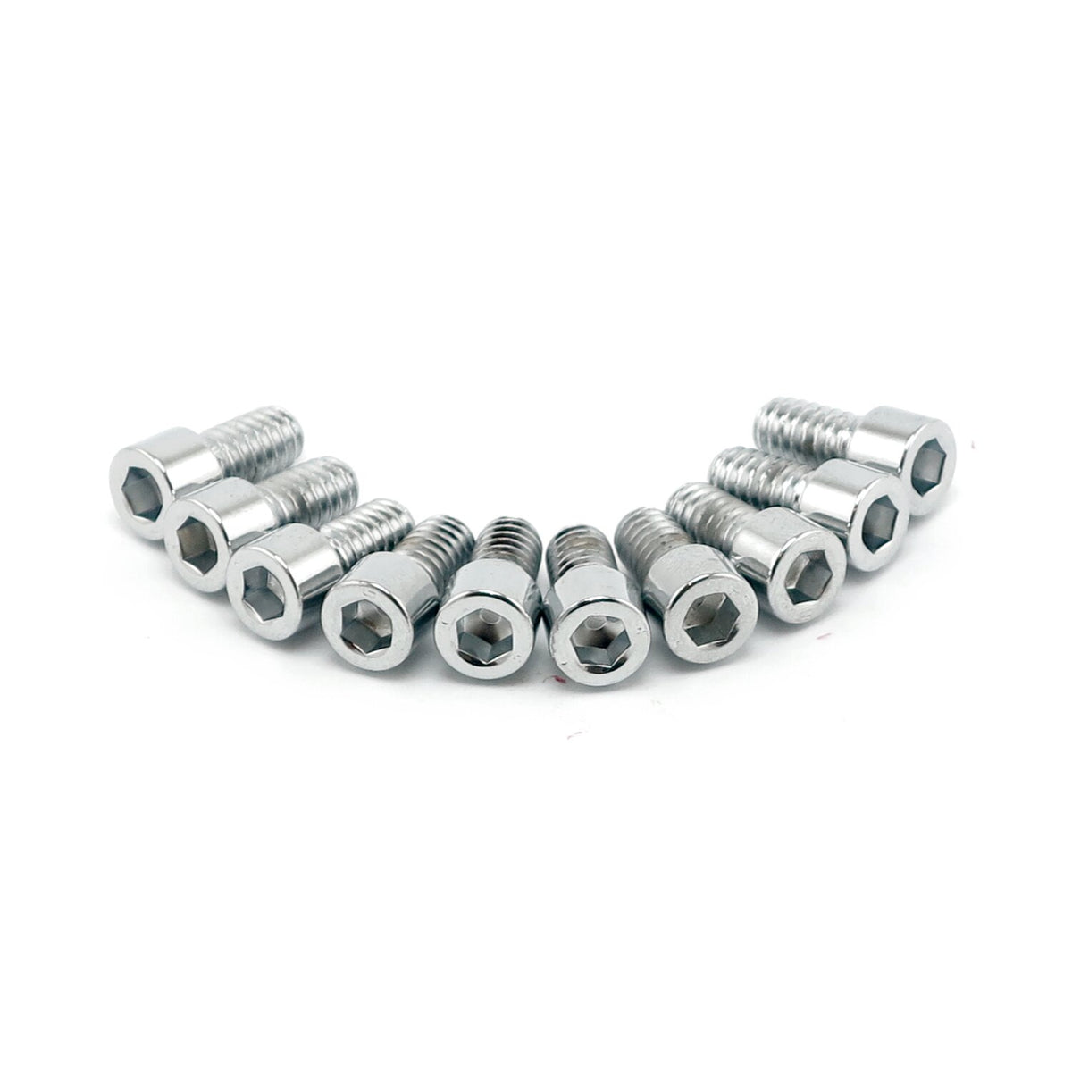 Colony 1/4-28 x 1-1/2 allen bolts polished chrome
