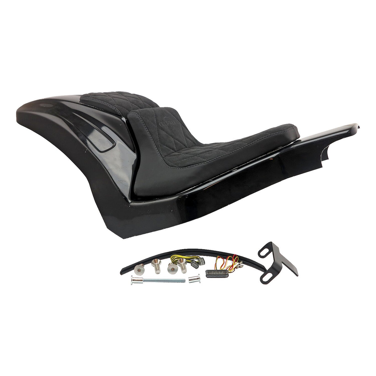 Cult-Werk Softail wide fender kit 'Racing' - 2-up seat