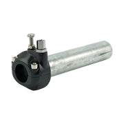 MCS Universal metal throttle grip 7/8" handlebars black