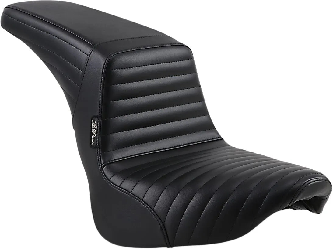Le Pera Kickflip Seat - Black Vinyl - For Harley Davidson