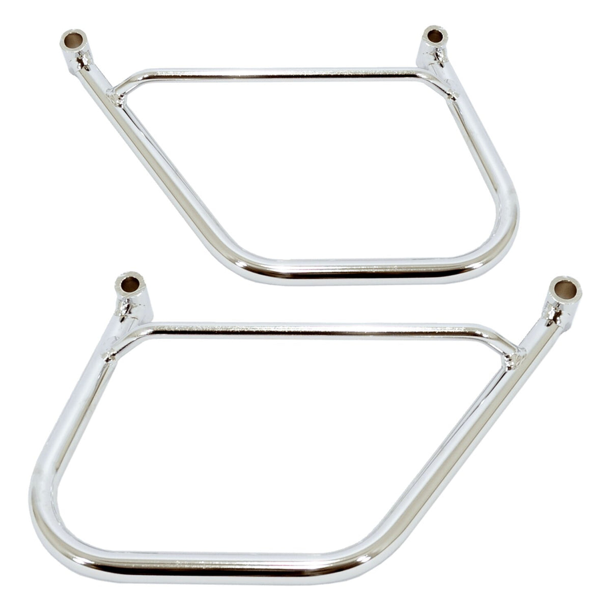 Longride saddlebag holder chrome