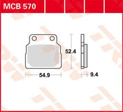 Trw All Round Sintered Metal Brake Pads - Front