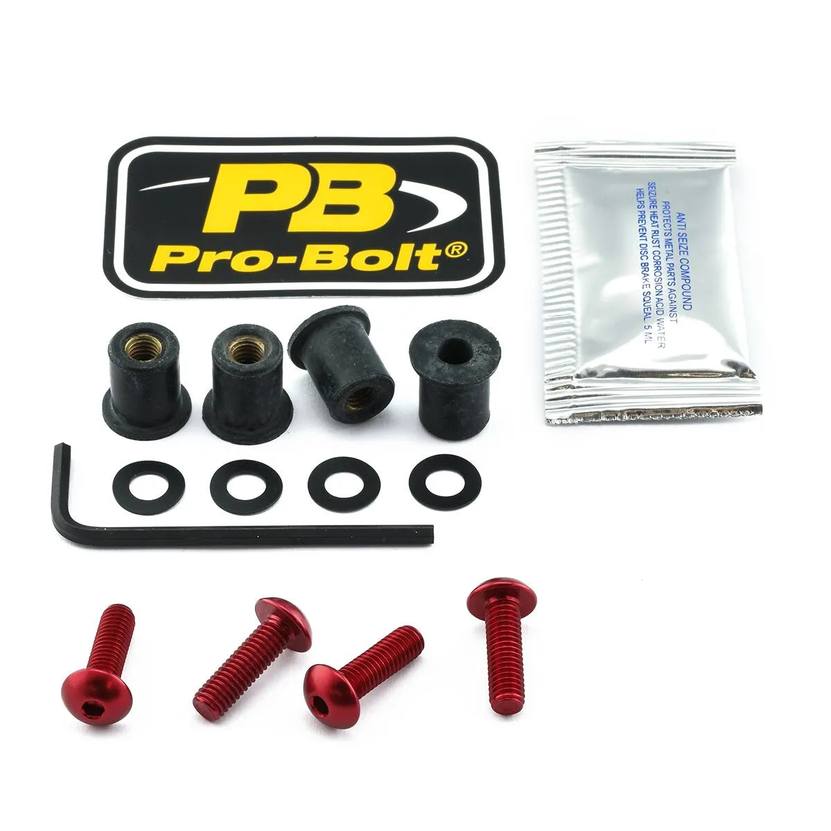 Pro Bolt Aluminium Screen Bolt Kit