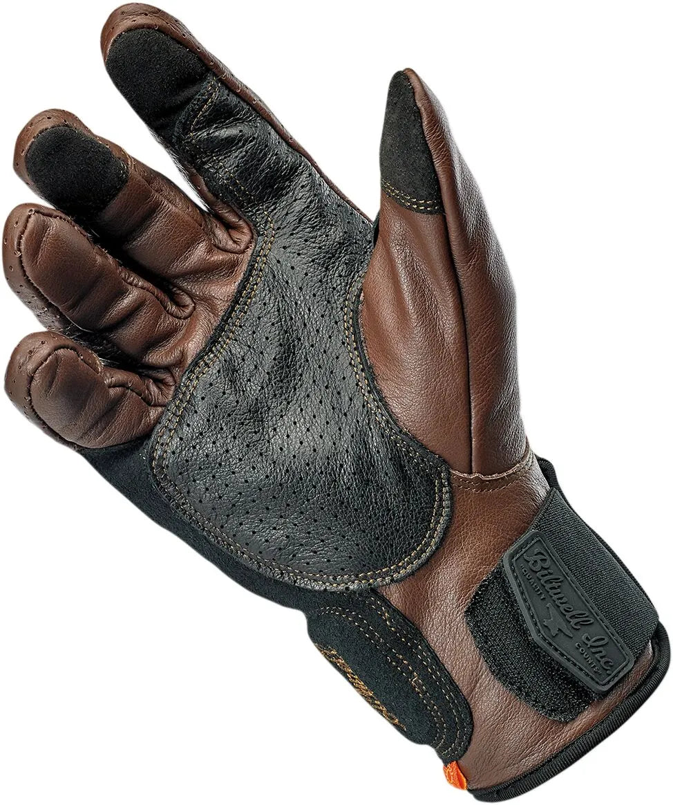 Biltwell Borrego Gloves - Black/Chocolate