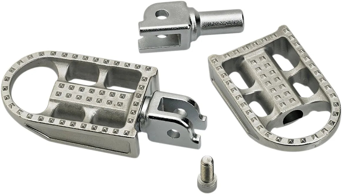 Biltwell Mushman Foot Pegs - Stainless Steel