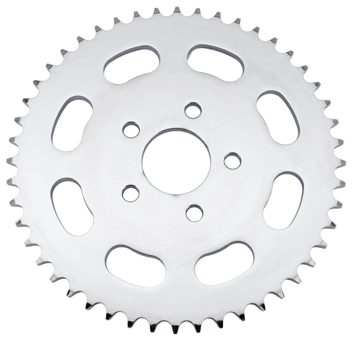 Zodiac Chrome Plated Rear Sprocket with Oval Cutouts – Final Drive