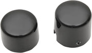 Drag Specialties Black Axle Caps