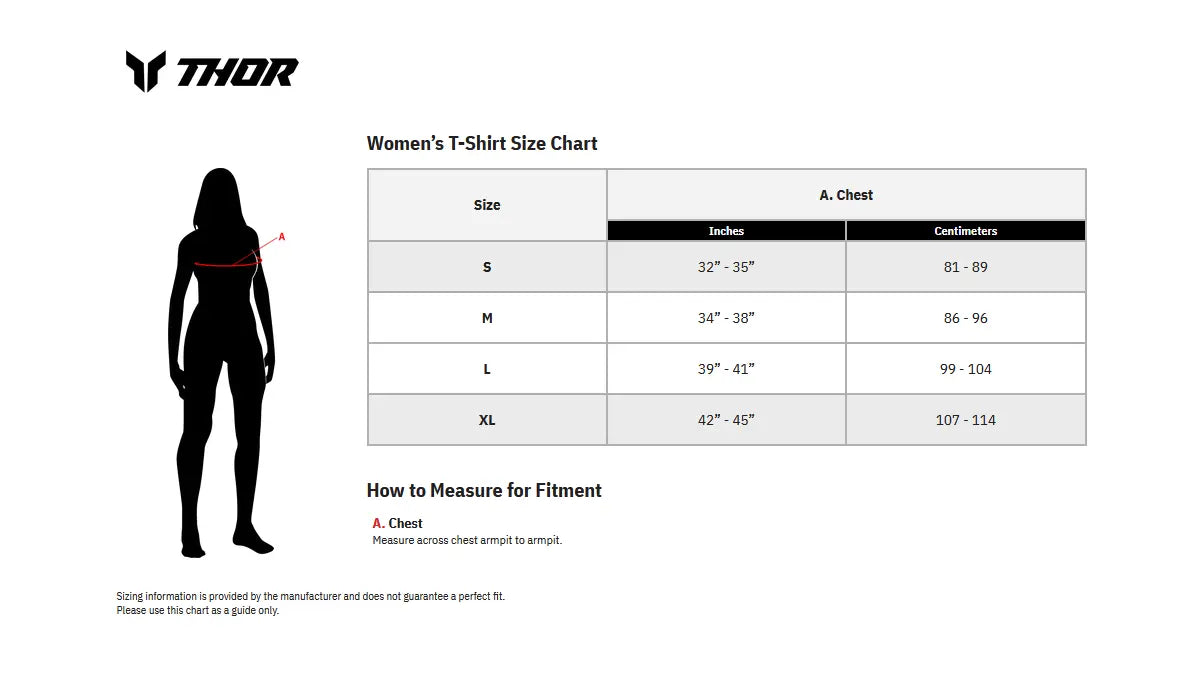 Thor Women's Vantage T-Shirt Black