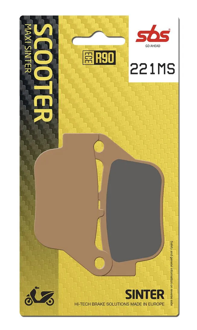 Sbs Ms Scooter Maxi Sintered Brake Pads - Rear