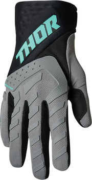 Thor Spectrum Mx Gloves - Black/Gray/Mint