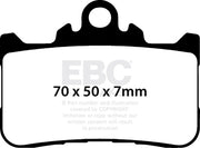 Ebc Fa-hh Series Sintered Brake Pads For Road Use - Front