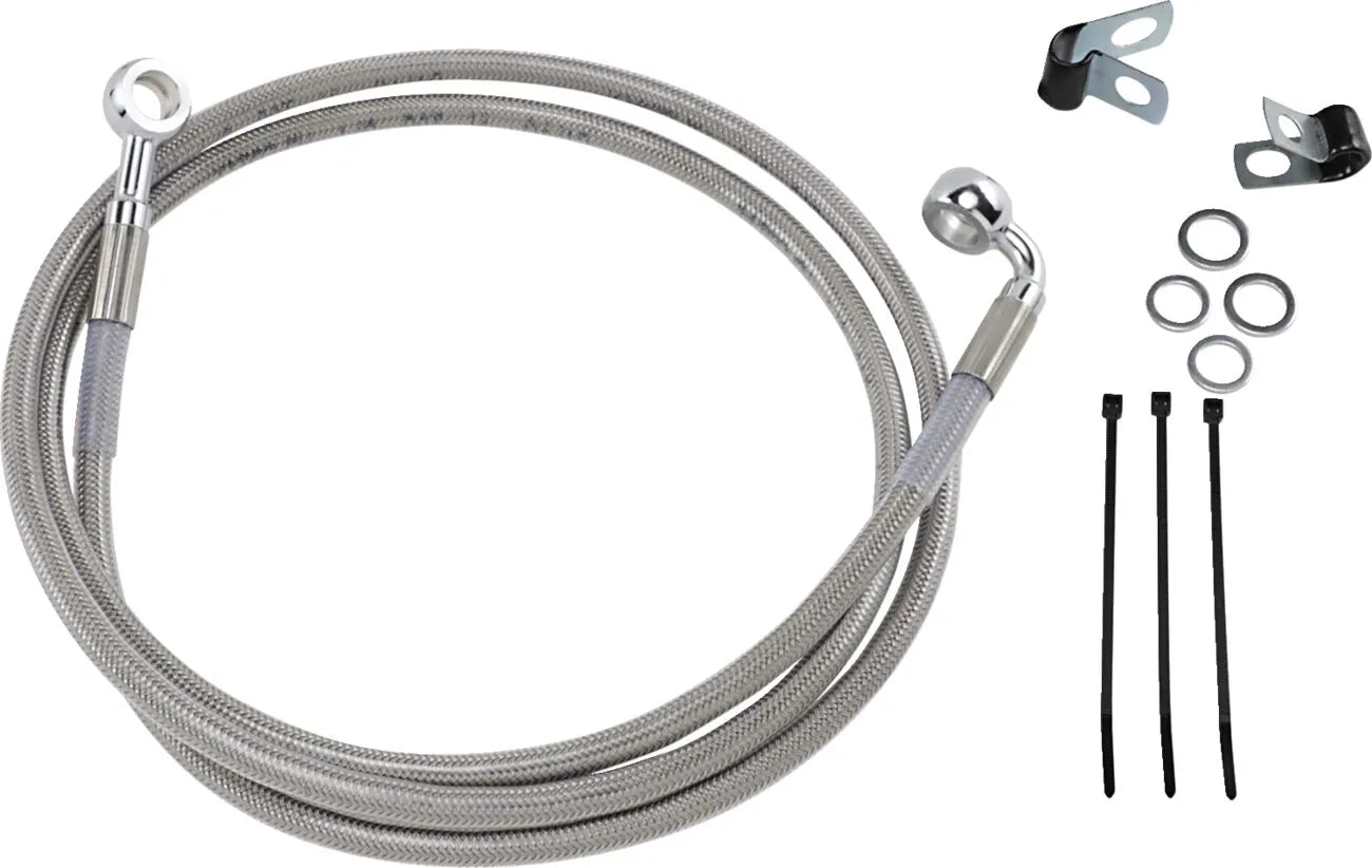 Drag Specialties Extended Brake Line Kit - Stainless Steel