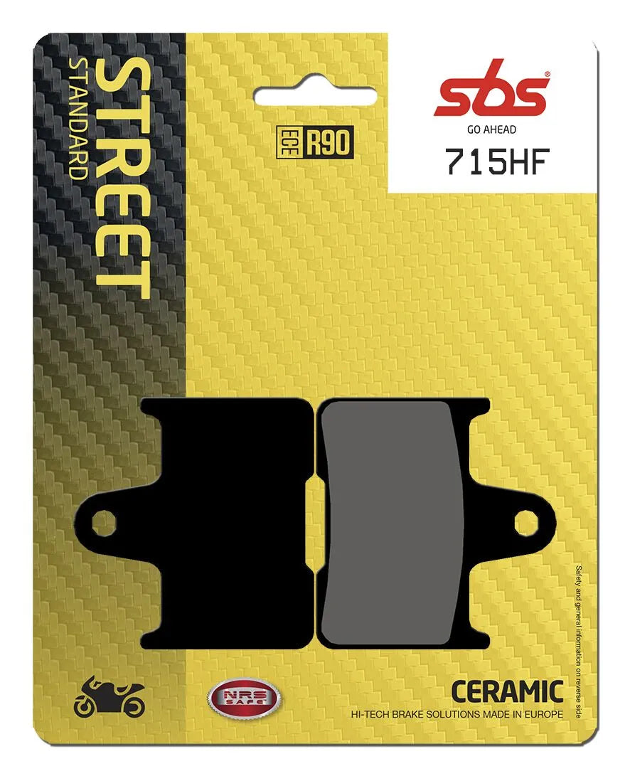 Sbs Hf Street Ceramic Brake Pads For Street Bikes - Rear