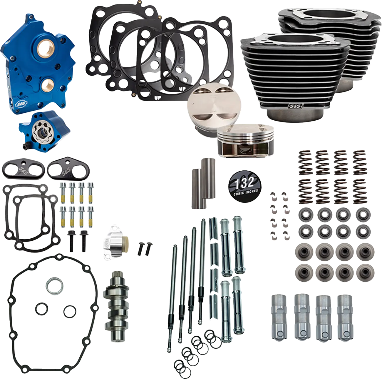 S&S Cycle 132" Big Bore Kit for M8 Engines