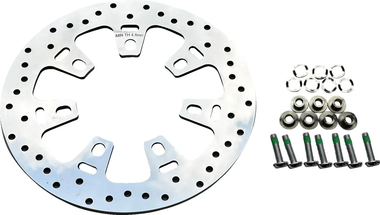Drag Specialties Oem-style Brake Rotor - 300mm Stainless Steel - Front