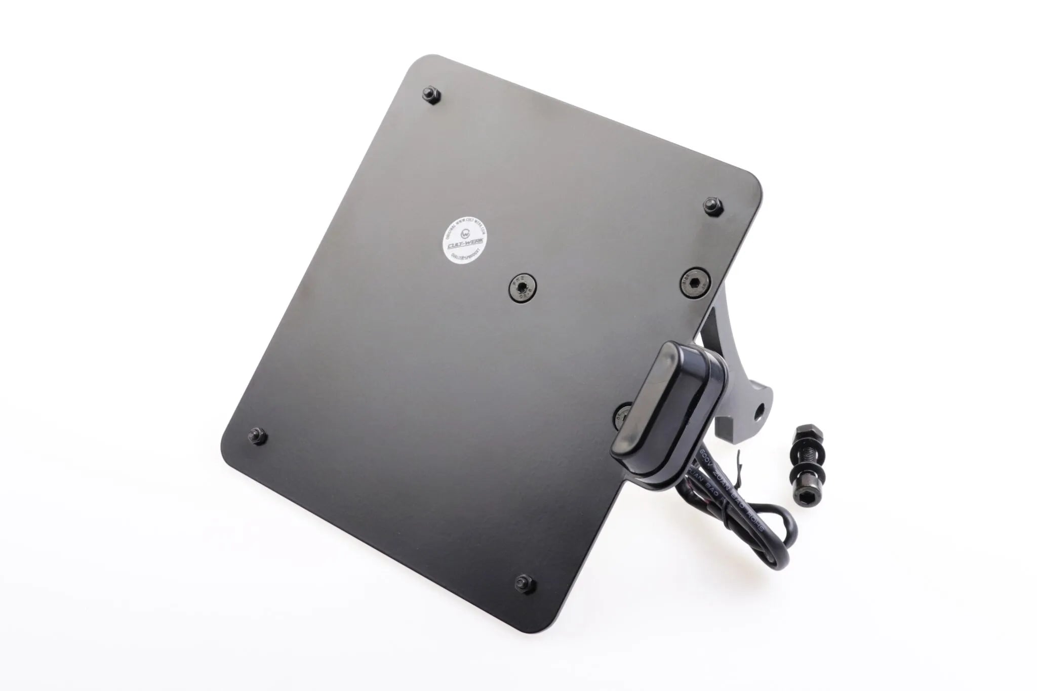 Cult Werk License Plate Holder With Led Lighting