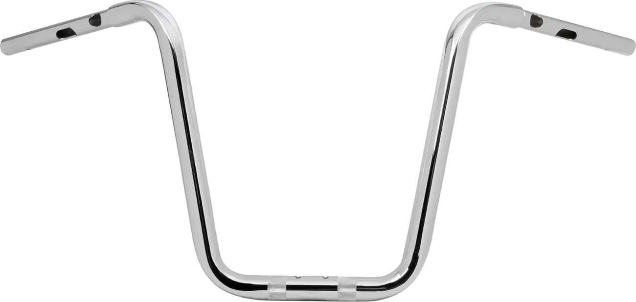 La Choppers Twin Round Handlebar - 14" Chrome Ape Hangers