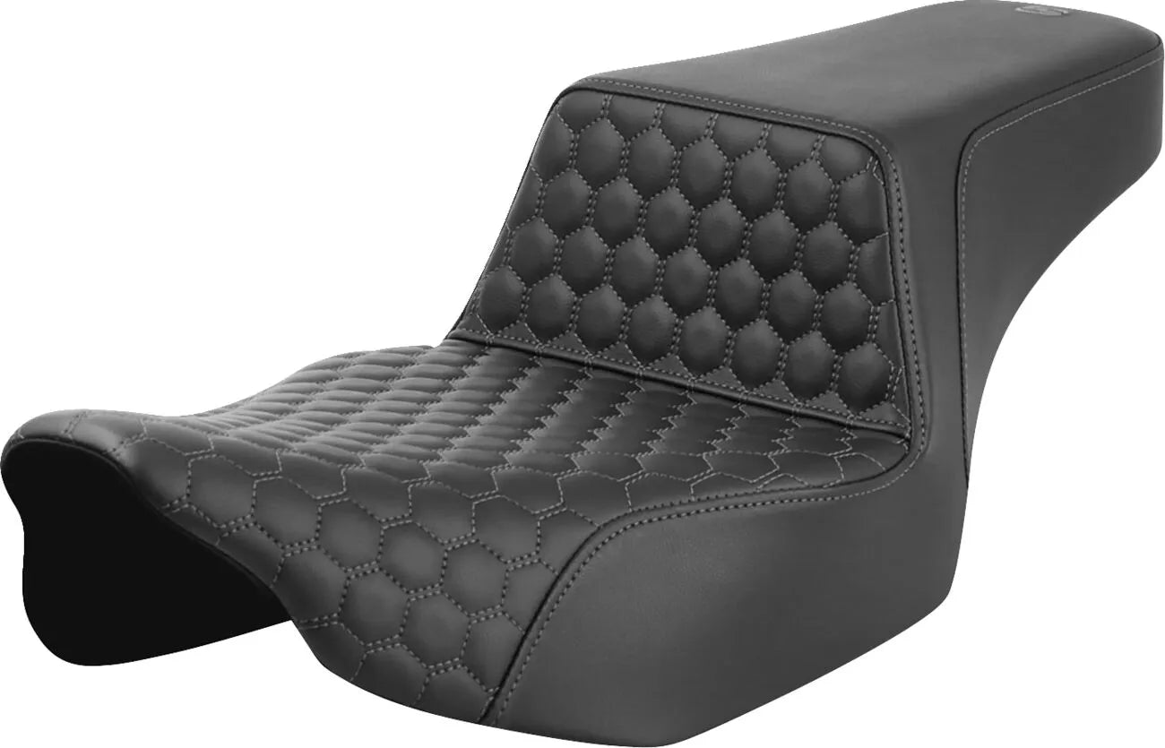 Saddlemen Honeycomb Step-up Seat - For Harley Davidson