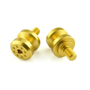 Pro Bolt Swingarm Spools M6 Gold Aluminum