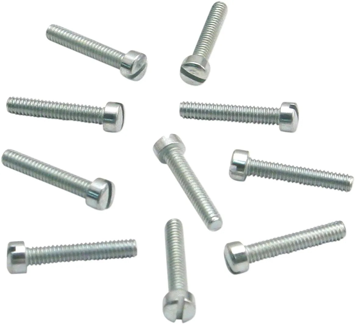S&s Cycle Slotted Flat Head Screws - 10 Pack