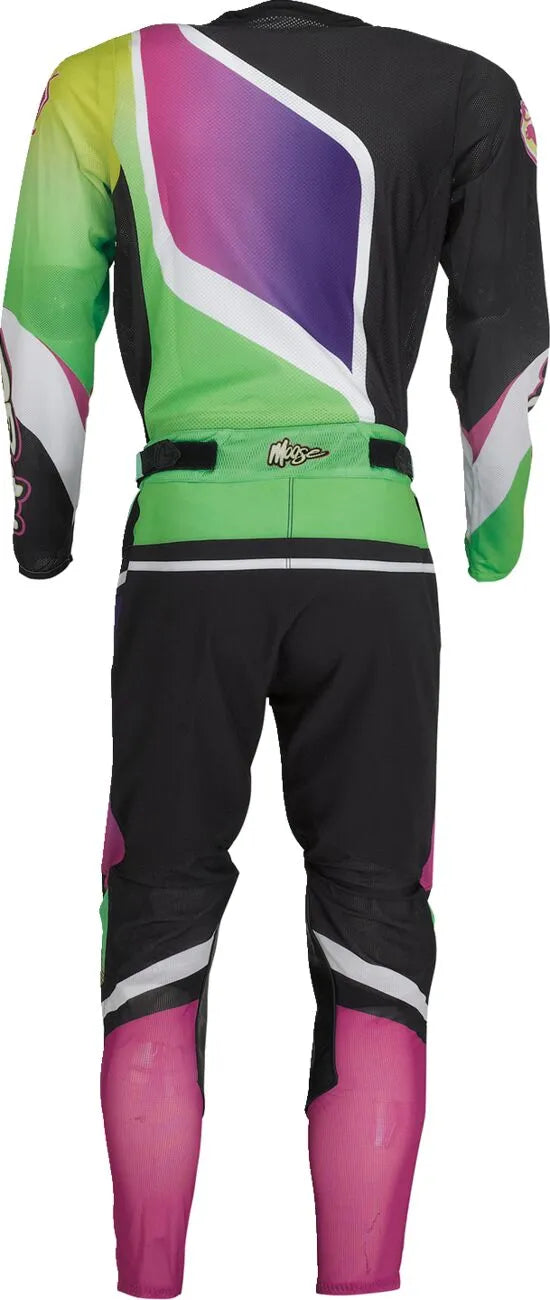 Moose Offroad Sahara Pants - Black/Green/Fluorescent Pink/Purple/White