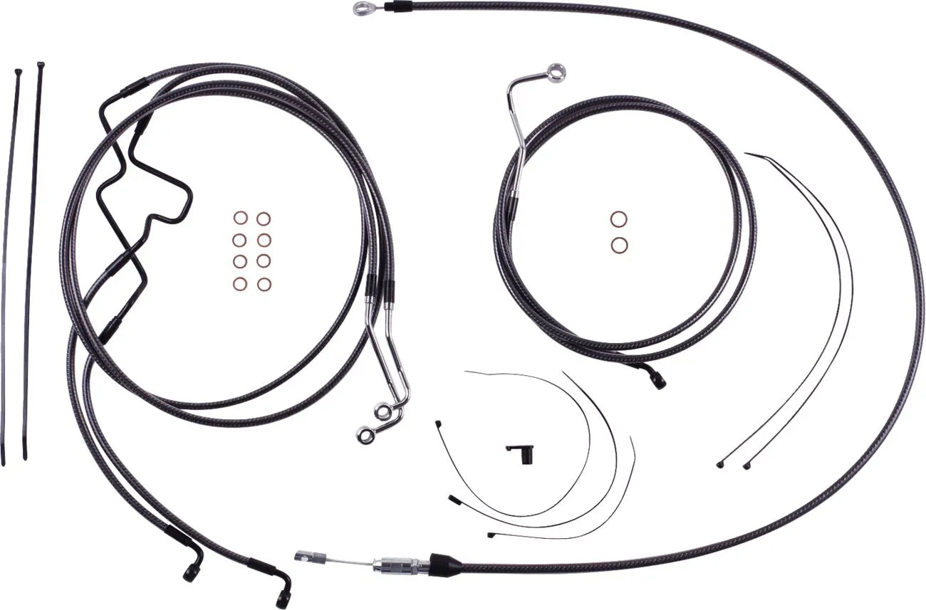 Magnum Shielding KARBONFIBR Handlebar Cable Kit for Ape Hanger