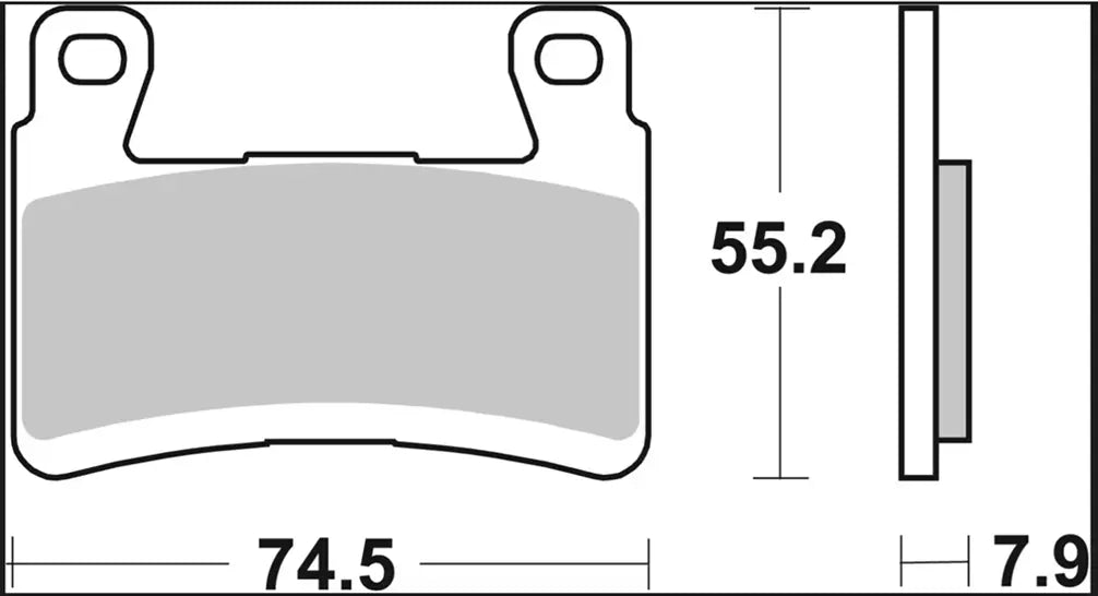 Brembo RC Carbon Ceramic Racing Brake Pads