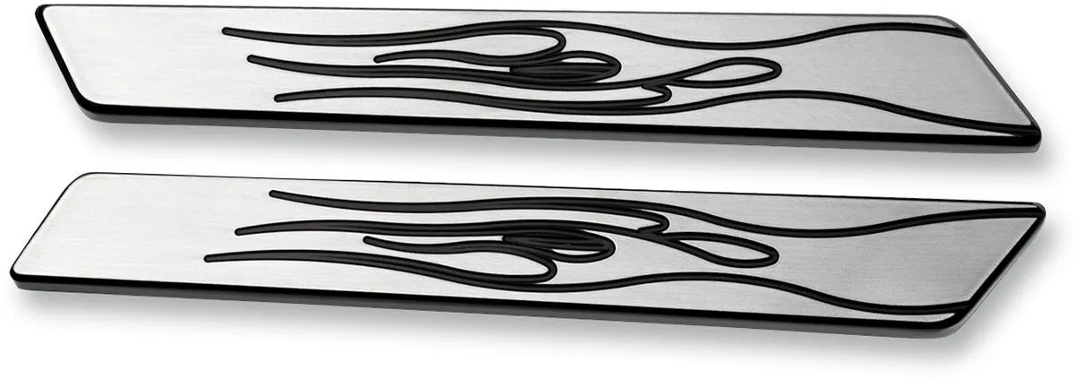 Joker Machine Saddlebag Latch Inserts - Billet Aluminum