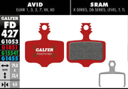 Galfer G1851 Advanced Semi-Metallic Bicycle Brake Pads