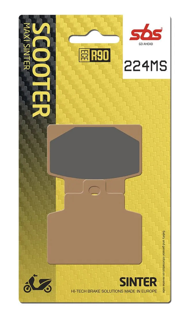 Sbs Ms Scooter Maxi Sintered Brake Pads - Front