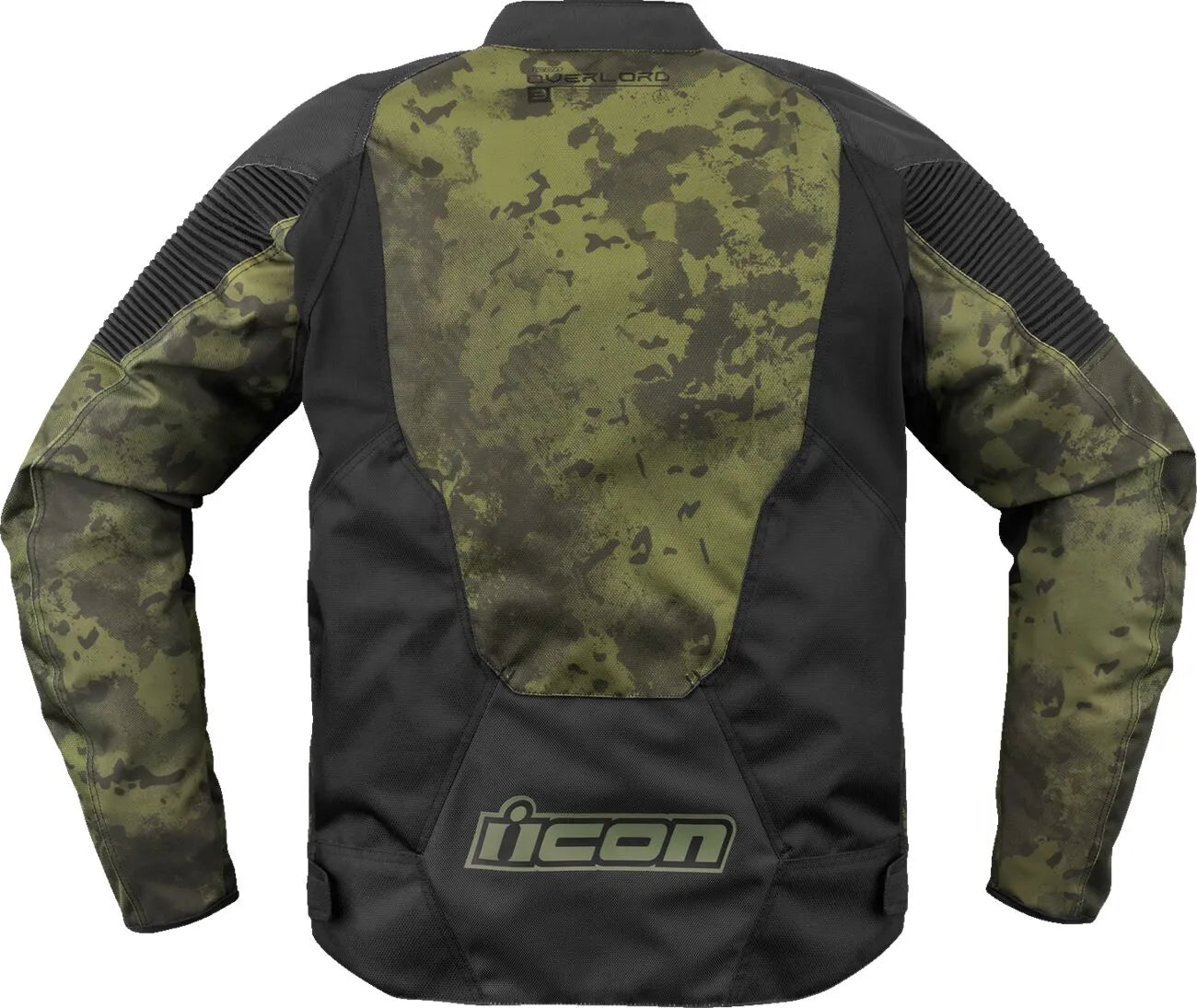 Icon Overlord3™ Magnacross Jacket - Black/Gray/Camo Green