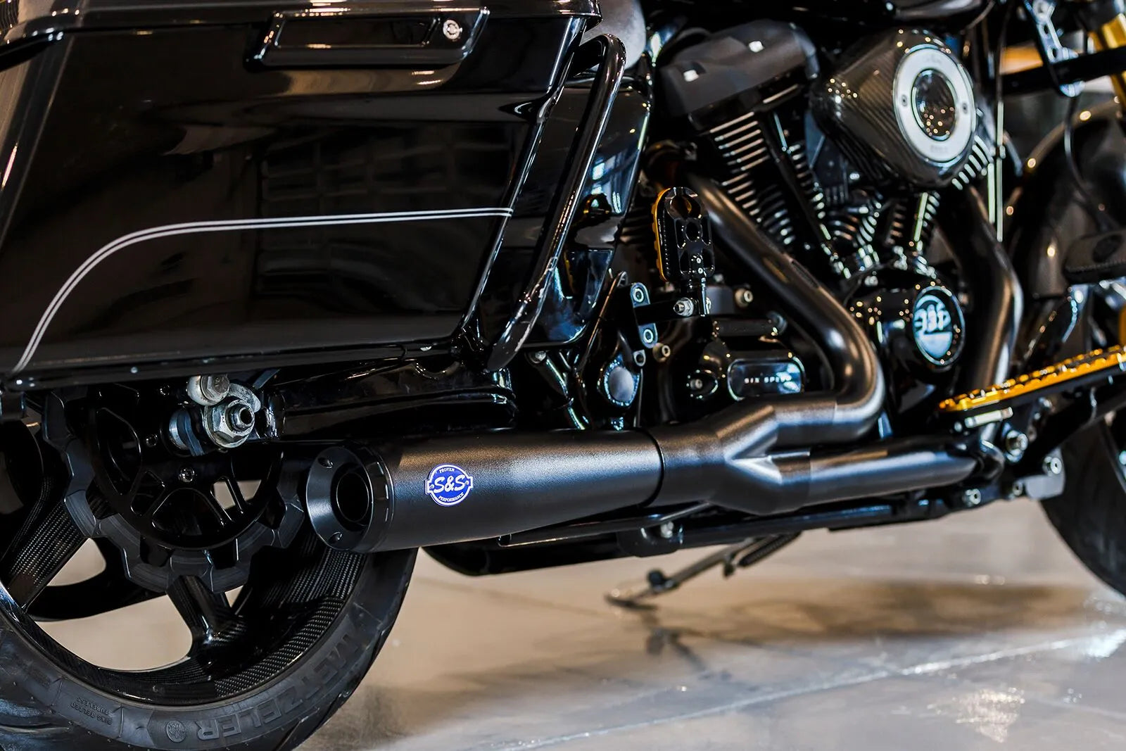 S&s Cycle Diamondback 2-into-1 Exhaust System