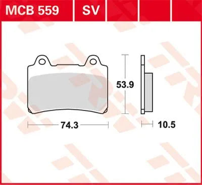 Trw All Round Sintered Metal Brake Pads - Front & Rear