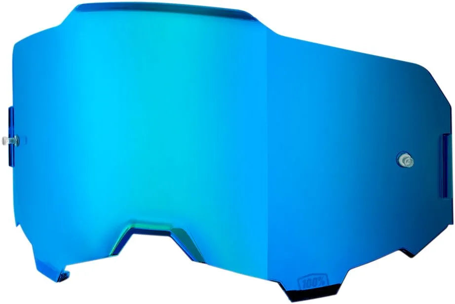 100% Armega Goggle Lens Mirror Blue for Armega Goggles
