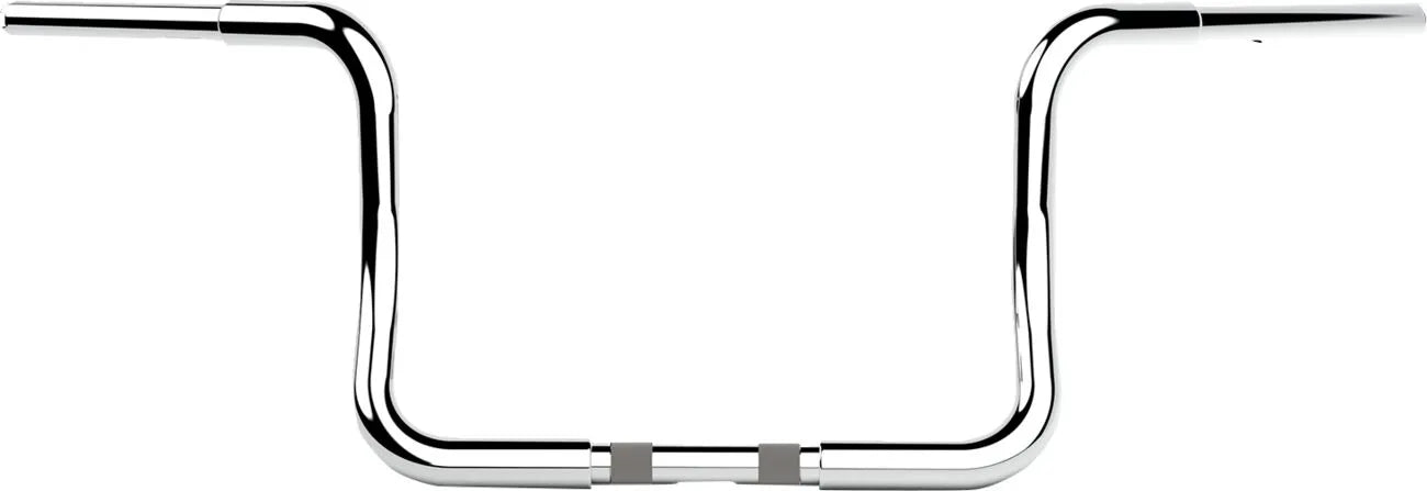 La Choppers Twin Round Handlebar 10 Inch Chrome