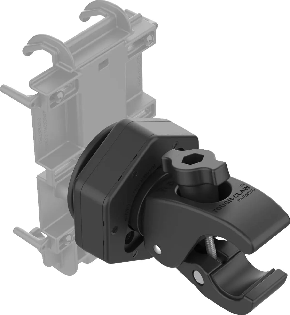 Ram Mounts Tough-claw Small Clamp Base With Vibe-safe Adapter