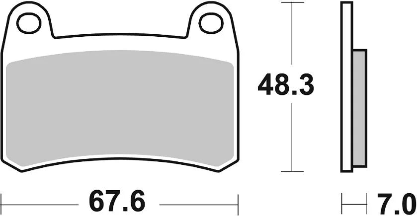 Sbs Hs Street Excel Sintered Front Brake Pads - Front