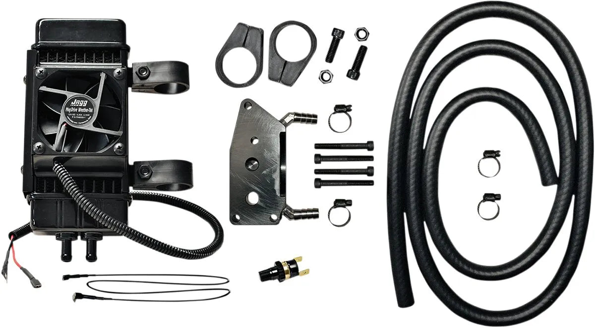 Jagg Oil Coolers Vertical Frame-mount Fan-assisted Oil Cooler
