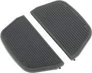Drag Specialties Passenger Floorboards - Black Rubber Inserts