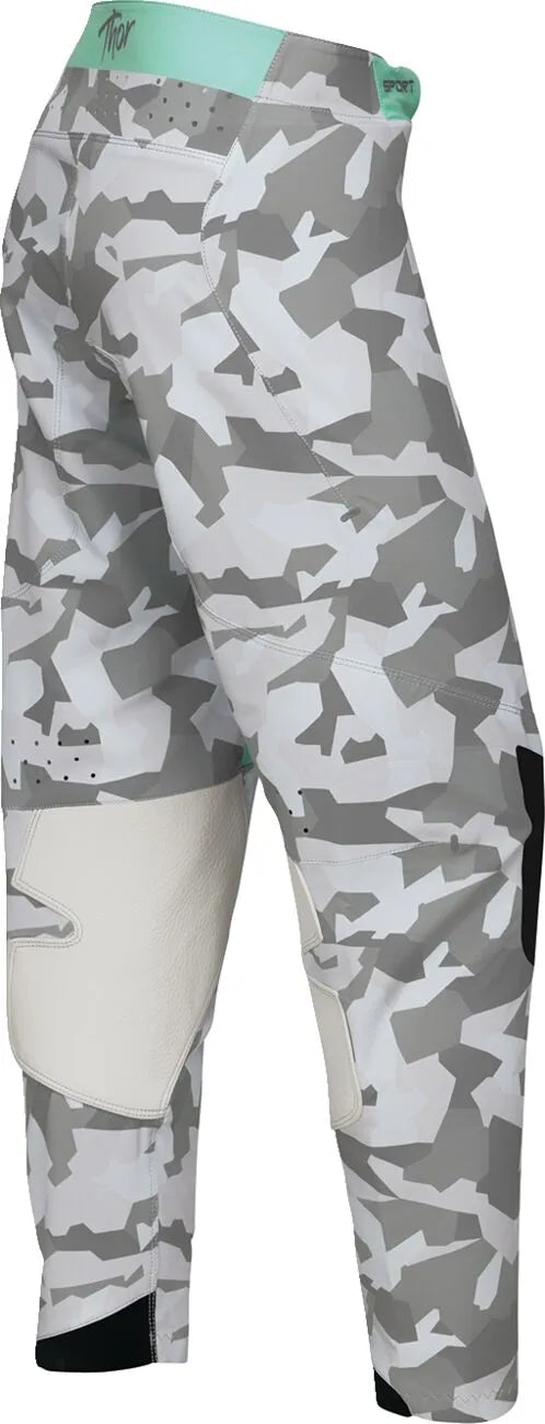 Thor Women's Sportmode Shadow Pants - Black/Green/Teal/White/Camo Gray