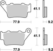 Moto-master Nitro Brake Pads - Sintered Metal - Rear