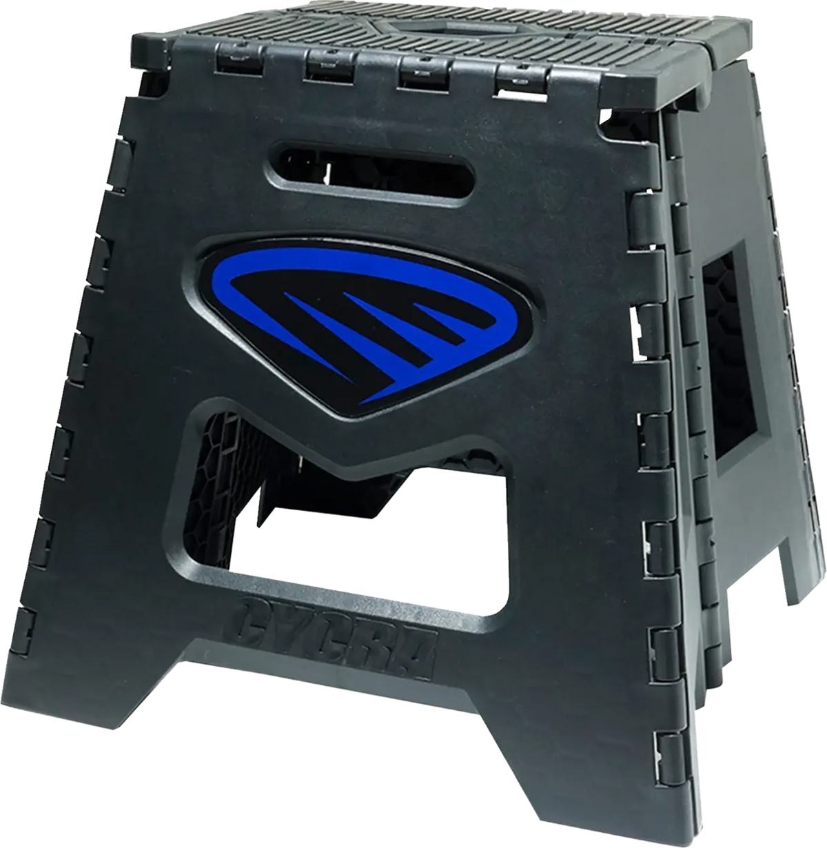 Cycra Folding Moto Stand Black w/ Blue Decal