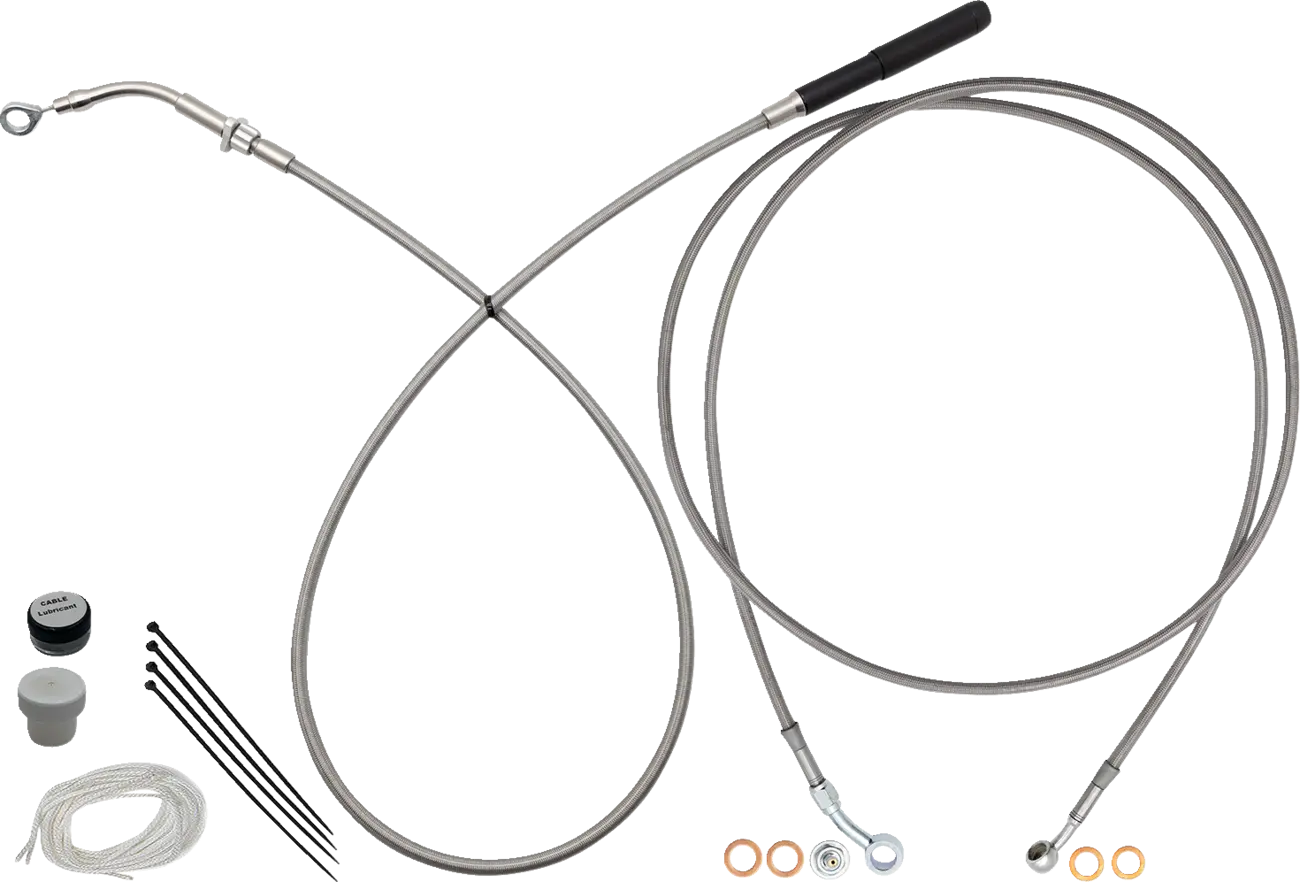 Fat Baggers Inc. EZ Install Cable Kit for Ape Hanger Handlebars