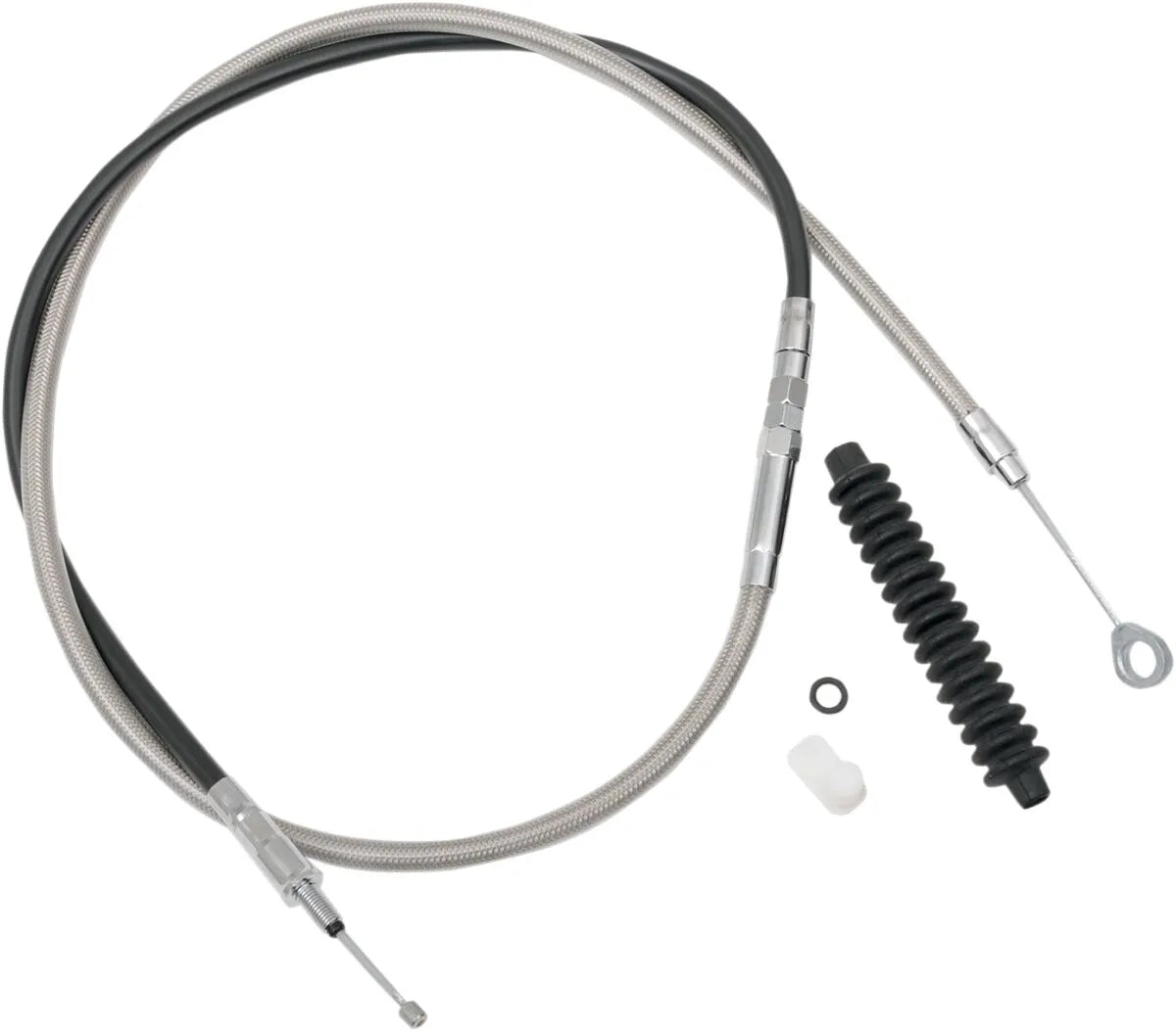 Drag Specialties High-efficiency Clutch Cable - Stainless Steel