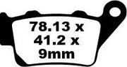 Ebc Fa Series Organic Brake Pads - Rear