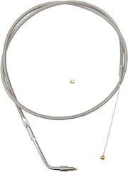 La Choppers Stainless Braided Handlebar Throttle Cable