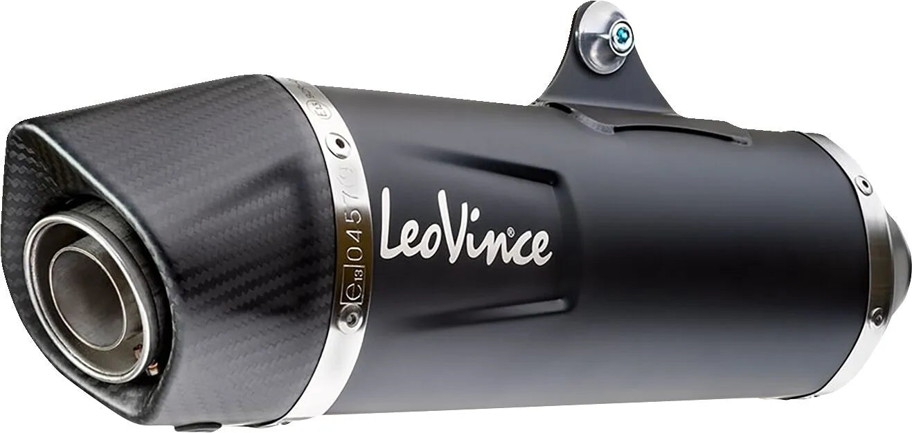 Leovince Nero Slip-on Muffler - Dark Aggressive Style